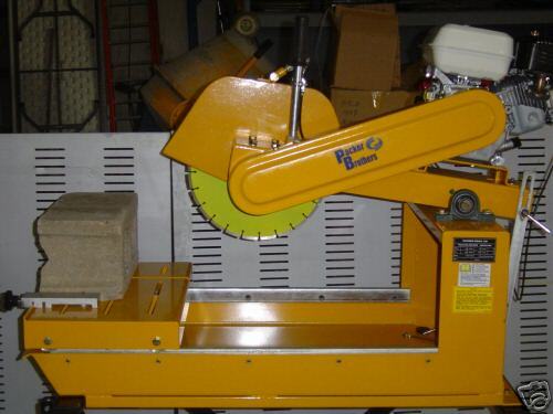 PACKER BROTHERS BRICK TILE CONCRETE BLOCK SAW GX HONDA  