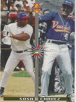 1999 Venezuela Lineup #343 SAMMY SOSA   HUGO CHAVEZ  