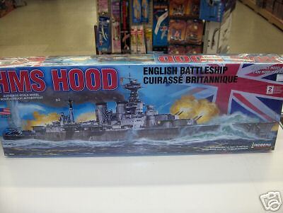 LINDBERG 1/400 HMS HOOD MODEL KIT ENGLISH BATTLESHIP  