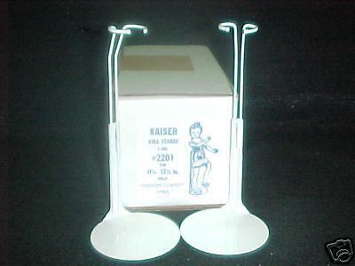 12  KAISER BARBIE DOLL STANDS   WHITE  