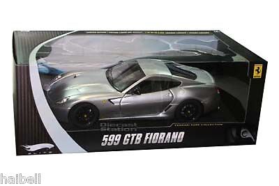 Elite Ferrari 599 GTB Fiorano 1/18 Diecast Polished Sil  