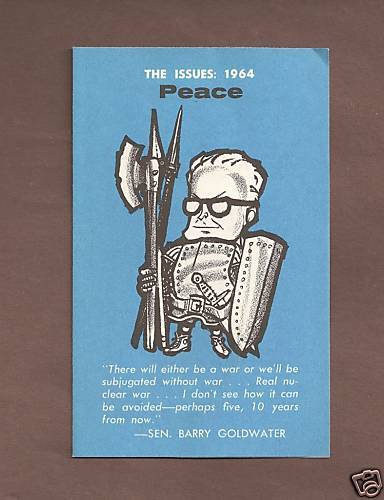 Barry Goldwater Vietnam Peace Campaign Brochure   Mint  