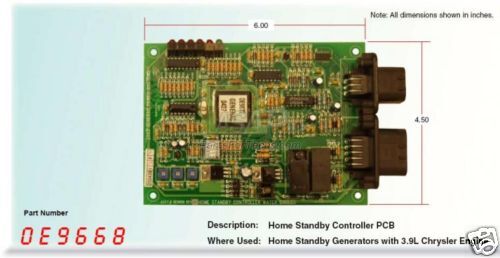 GENERAC/GUARDIAN GENERATOR HSB CONTROL PART# 0E96680SRV  