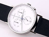 Georg Jensen Mens Chronograph # 317 with White Dial  