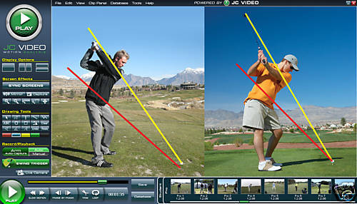 JC VIDEOS  GOLF SWING ANALYZER   