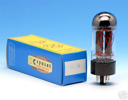 GZ34 / 5AR4 JJ Tesla Rectifier Cryo Treated Tube NIB  