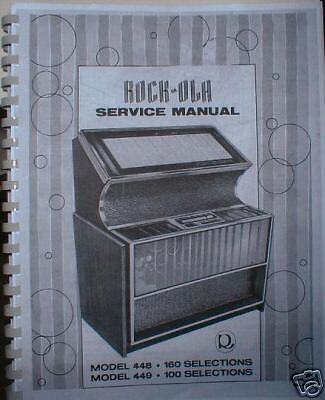 Rock ola 448 449 & 447 Jukebox Manual  