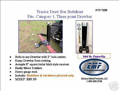 Tractor Drawbar Stabilizer fits Kubota and New Holland  