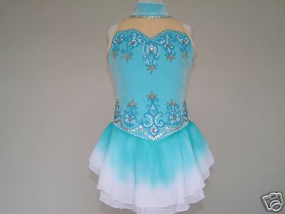 CUSTOM MADE TO FIT ADORABLE ICE SKATING DRESS  