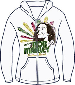 Bob Marley Mellow Mood Jrs Hoodie sweat Shirt XL