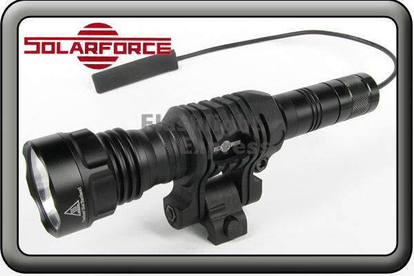 Solarforce 600Lm Xenon Torchw/Multposition QD Mount&RSP  