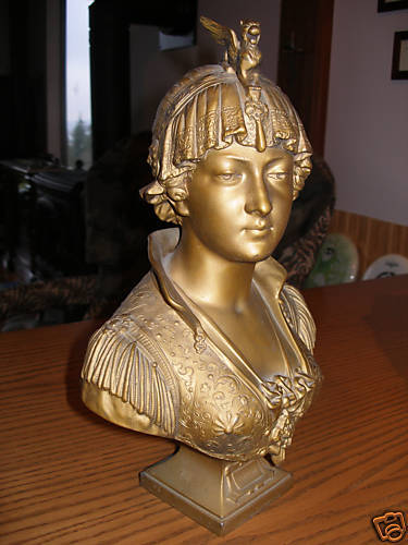 Old Statue Sculpture Bust of Bianca Capello Heavy  