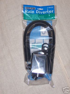 MARLEY WATER BUTT PIPE RAIN SAVER HOSE DIVERTER   BLACK  