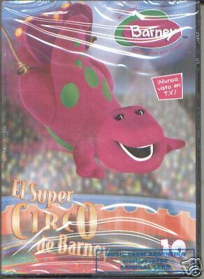 BARNEY, EL SUPER CIRCO DE BARNEY DVD – SPANISH & ENGLISH LANGUAGE 