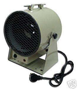 Fan Forced Portable Unit Heater, Swivel, Electric  