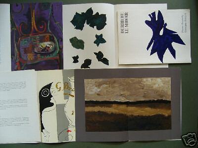 DERRIERE LE MIROIR 135 136 5 COLOR LITHOS GEORGES BRAQUE  