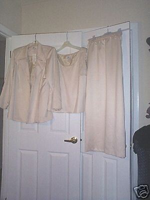 Champagne Color 3pc Formal Gown Size 16W  