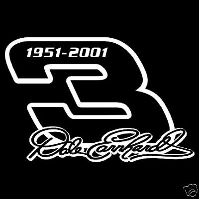 Dale Earnhart SR 3 Window Decalsticker