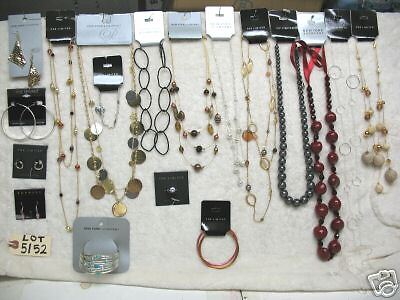 NEW 100 Pcs MIXED JEWELRY LOT EXPRESS NYCO LIMITED LANE BRYANT URBAN 