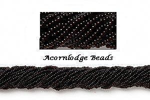 ALSB82 CZECH 11/0 Seed Beads Transparent ROOT BEER Hank  