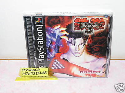 Original Black Label Tekken 3 III PS1 New Holo Sealed 722674020794 