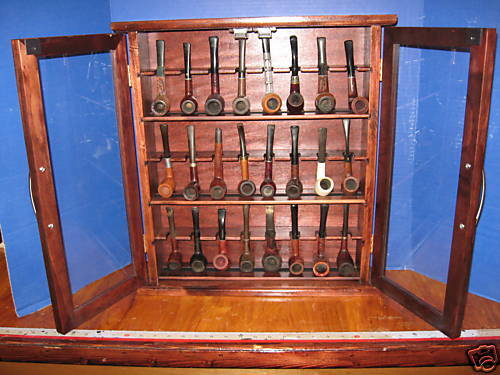 Custom Pipe Rack Display Smoking Cabinet,Item# 190C3  