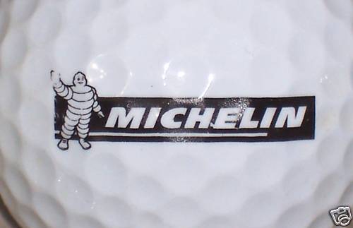 1 Michelin Man Tires Car Logo Golf Ball Balls