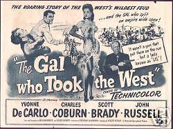 1949 DECARLO GAL WHO TOOK THE WEST HERALD  