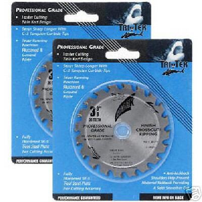 SharkPro series 3 3/8 20T Circular Saw Blade (2 pk)  