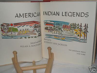 Book American Indian Legends Allan Macfarlan