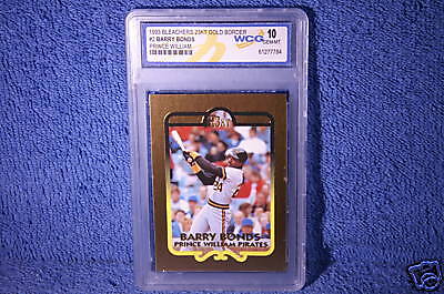 1993 Barry Bonds Bleachers # 2 23KT G Border Gem mt 10  