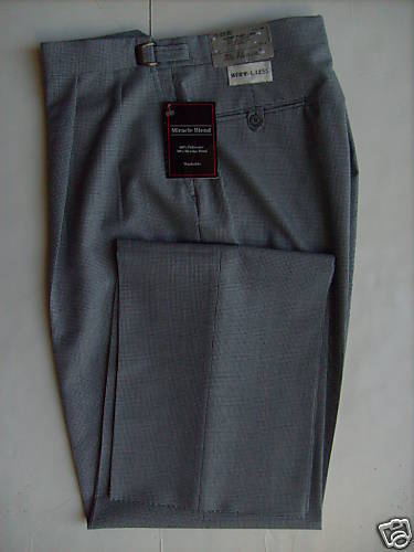 NEW MENS HIGGINS SLIDER COMFORT WAIST DRESS PANTS 40R  