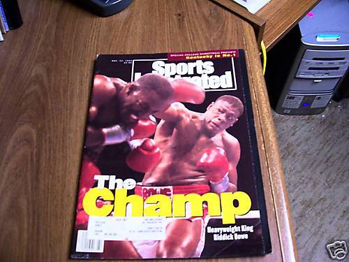 Sports Illustrated 1992 Bowe / Holyfield Cover  
