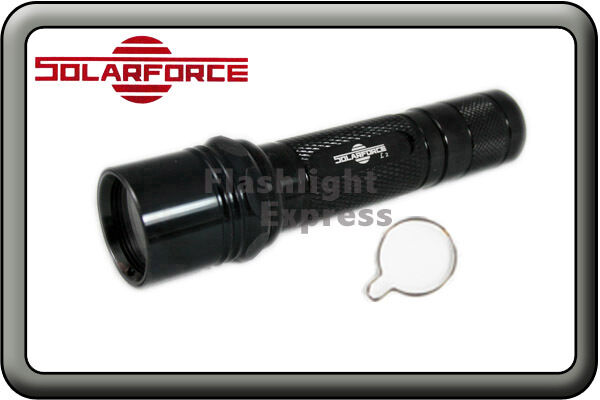 Solarforce BLK L2 R2 CREE 18650/CR123A Flat Head Torch  