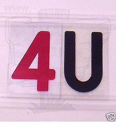 on 4 Flex Change Plastic Readerboard Sign Letters  