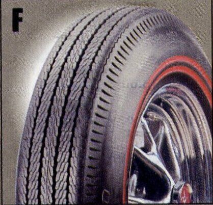 695 14 BF Goodrich Dual Redline Bias Tires