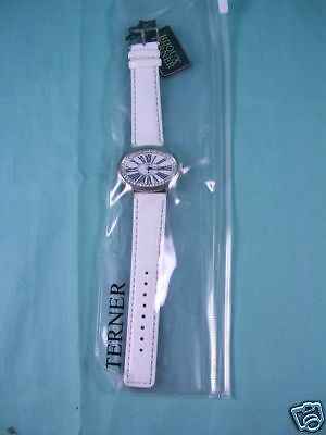 Bijoux Terner White Band Ladies Fashion Watch #132  