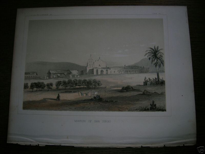 Mission San Diego USPRR Survey 1850s  