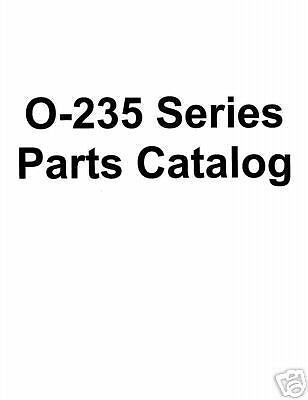 Lycoming Parts Catalog PC 302 O 235 Series