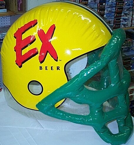 EX Beer Inflatable Man Cave Football Helmet Party Hanging Sign